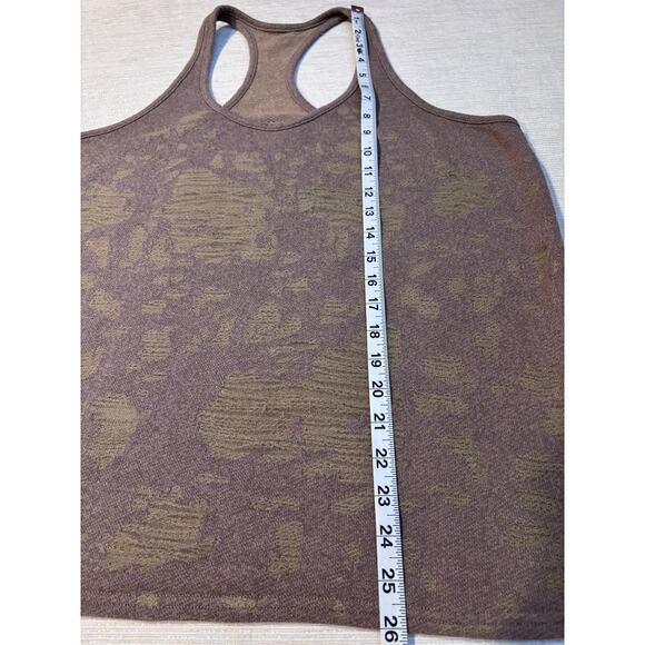Ladies Large ALO Yoga Pure Distressed Tank Top in Browns - Picture 4 of 11